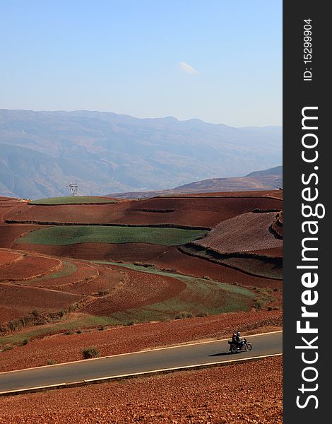 A road in the west of china