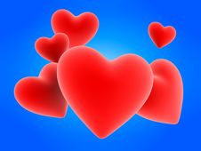 Red Heart Royalty Free Stock Photo