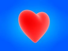 Red Heart Royalty Free Stock Image