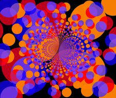 Fractal Background - Round Colorful Shapes 2 Royalty Free Stock Photos Fractal Background - Round Colorful Shapes 2 Royalty Free Stock Photos