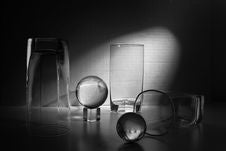 Still Life With Crystal Stock Image