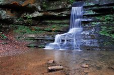 Gentle Cascade Royalty Free Stock Photo Gentle Cascade Royalty Free Stock Photo