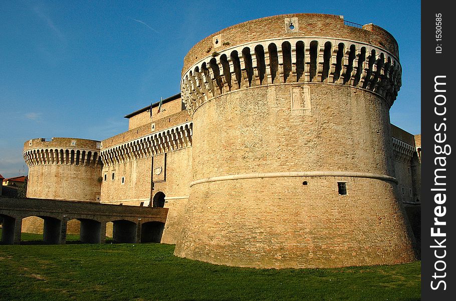 Della Rovere noble family castle in Senigallia - ITALY. Della Rovere noble family castle in Senigallia - ITALY