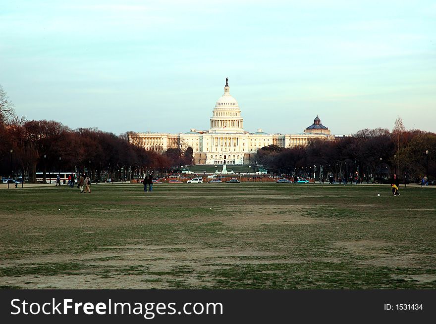 Capital of the United States in Washington, DC. Capital of the United States in Washington, DC