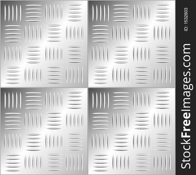 Abstract pattern
Metallic floor
Four tiles