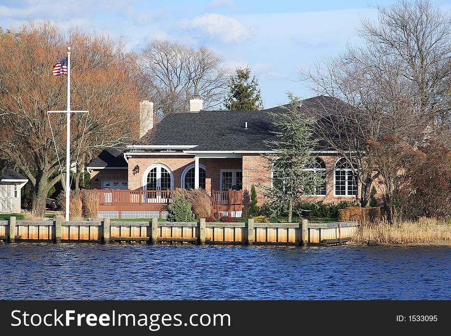 Waterfront property on long Islands Great South Bay