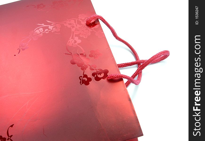 Photo of a RED Gift Bag