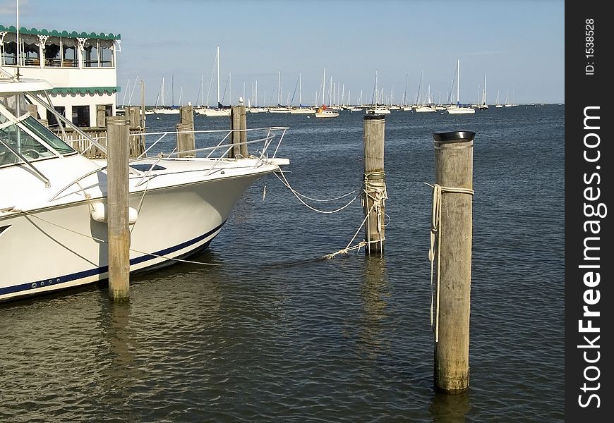 A view from a dock in Atlantic Highlands New Jersey. A view from a dock in Atlantic Highlands New Jersey.