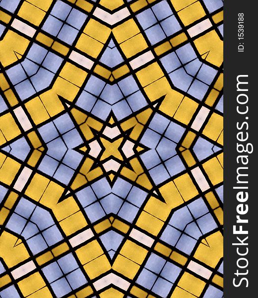 Kaleidoscopic Stained Glass