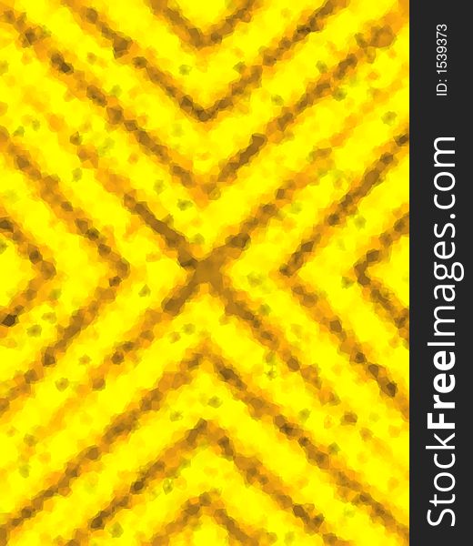 Abstract yellow background of grunge lines forming a letter X. Abstract yellow background of grunge lines forming a letter X
