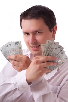 Man With Money Stock Photo Man With Money Stock Photo