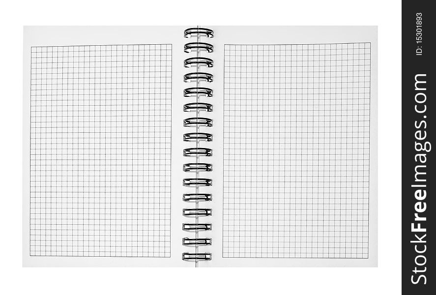 Datebook - isolated on white background