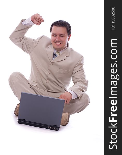 Businessman With Computer
