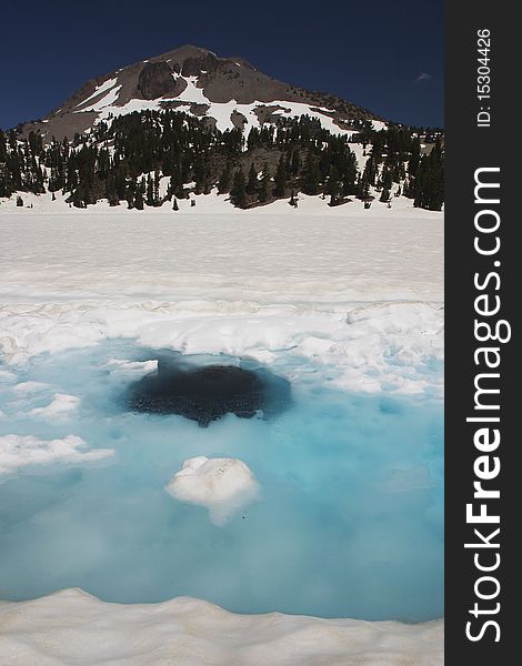 Lake Helen at Lassen Volcanic National Park