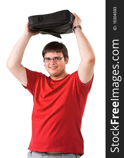 Man with briefcase