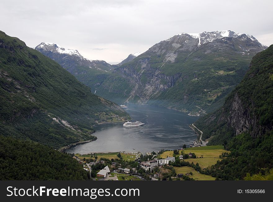 View Over Geirangerfjord