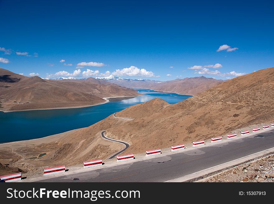 Lake in tibet, China