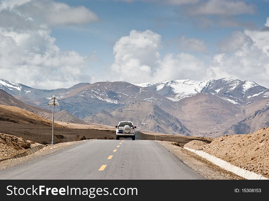 Modern highway to the summit of earth - mount himalaya. Modern highway to the summit of earth - mount himalaya