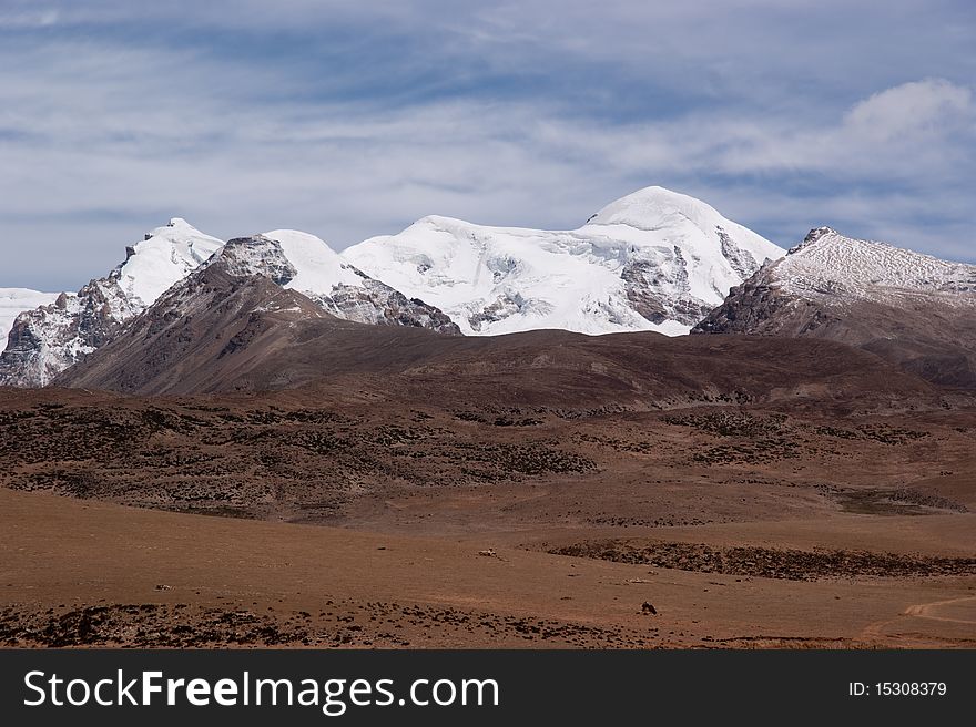 Road between mountains