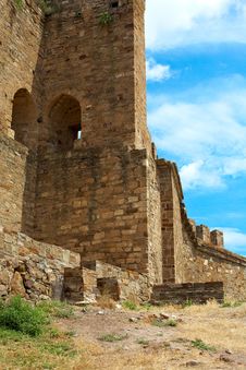 Genoese Fortress Royalty Free Stock Photos
