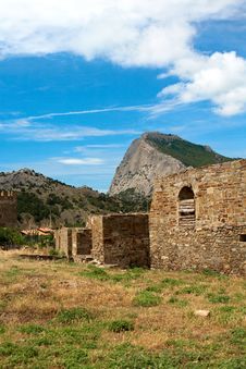 Genoese Fortress Royalty Free Stock Images