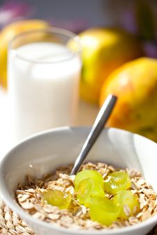 Muesli In A Bowl Stock Photography