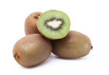 Kiwi Fruit On White Background Royalty Free Stock Photo Kiwi Fruit On White Background Royalty Free Stock Photo