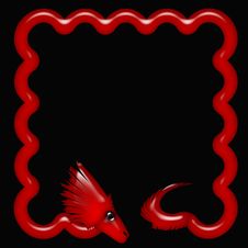 Red Neon Dragon Stock Images Red Neon Dragon Stock Images