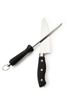 Collection Of Kitchen Knives Stock Photography