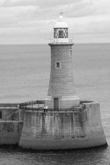Lighthouse In B&W Royalty Free Stock Photo Lighthouse In B&W Royalty Free Stock Photo