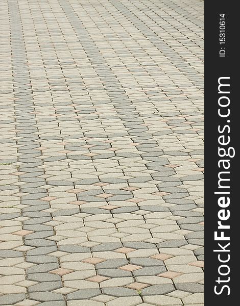 Brick pavement