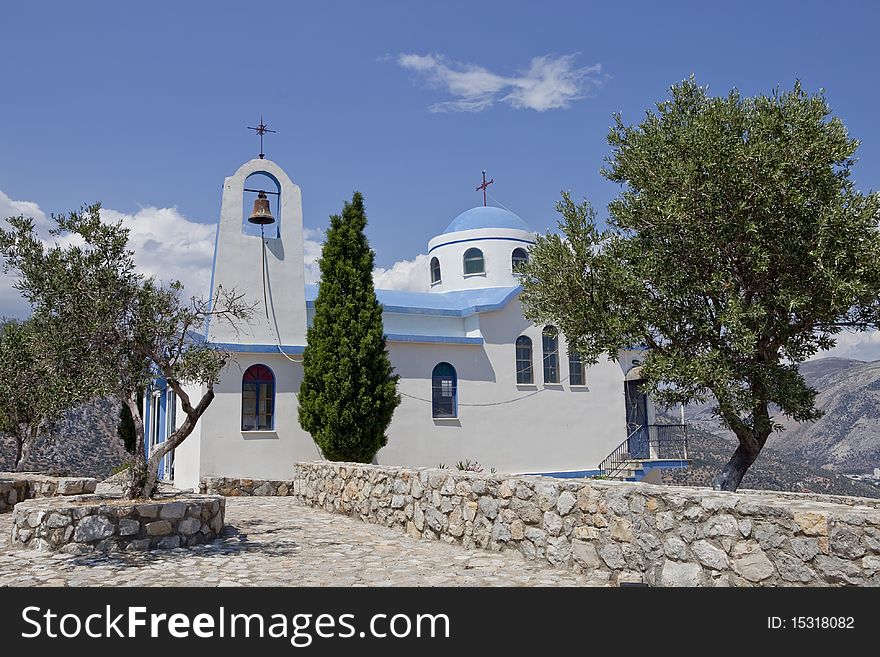 A greek orthodox church in boiotia area