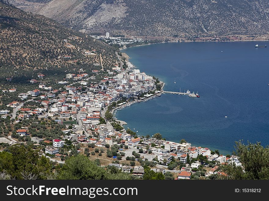 A village in a middle of Greece. A village in a middle of Greece
