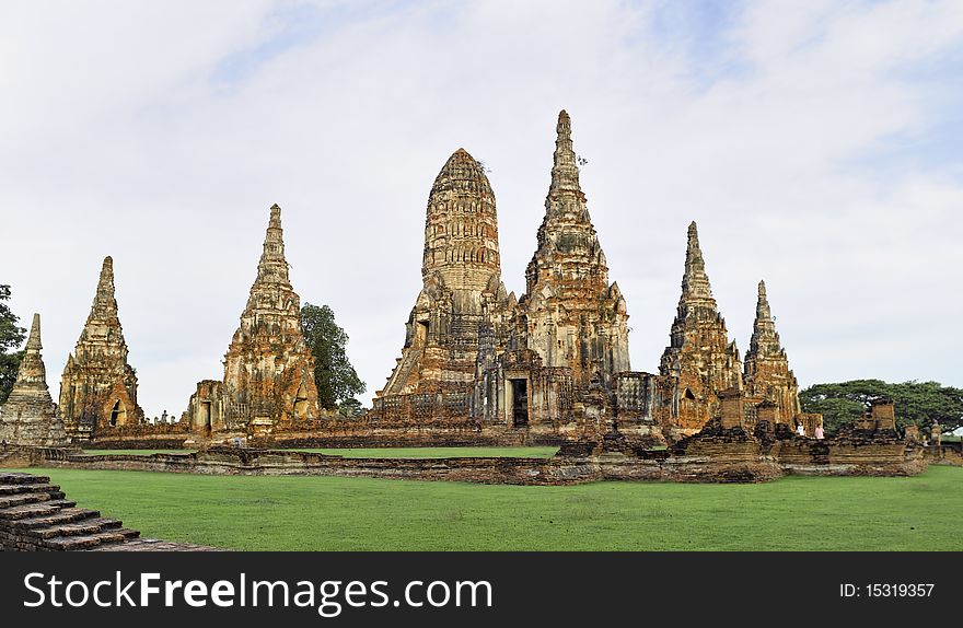 Thailand - Ayutthaya   wat chaiwatthanaram temple