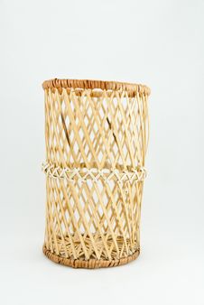 Wooden Basket Royalty Free Stock Image Wooden Basket Royalty Free Stock Image