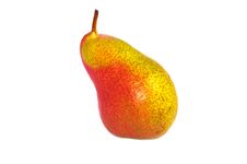 Bright Red And Green Tasty Pear Stock Photo Bright Red And Green Tasty Pear Stock Photo