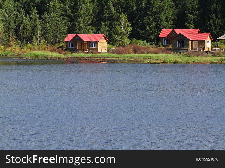 Beautiful landscape in grassland of Mongolia.