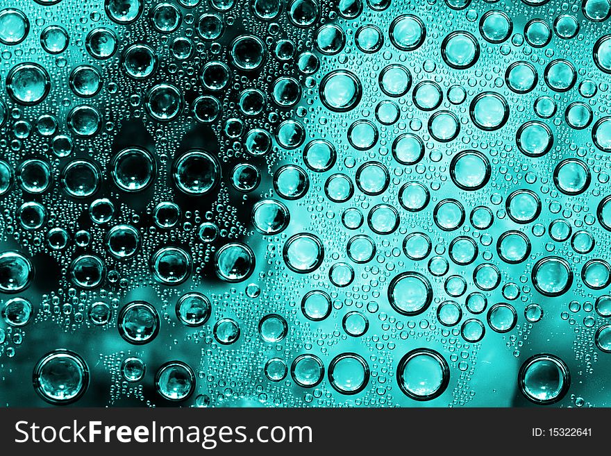 A blue bubble texture or background. A blue bubble texture or background