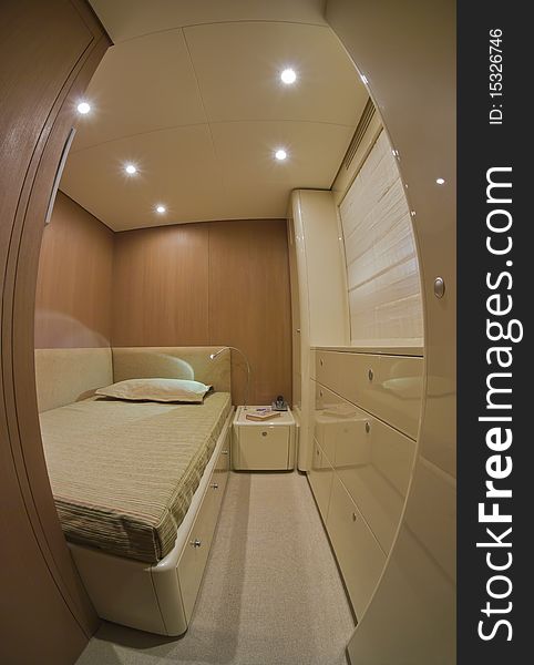 Luxury yacht Continental 80, second guests bedroom