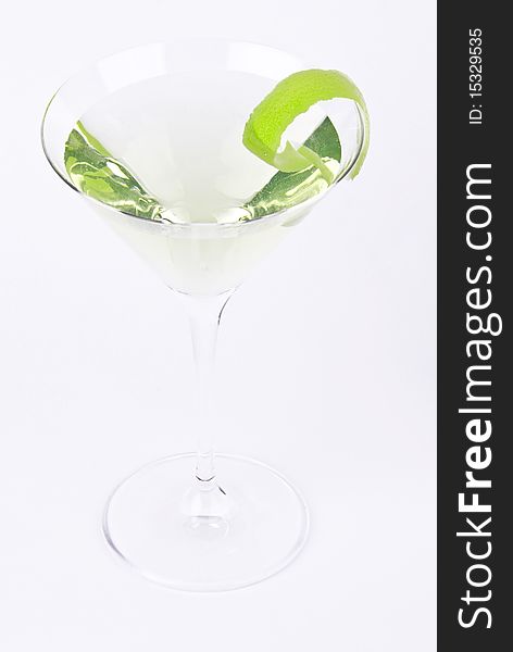 A Recreation of the traditional martini, now with lime instead of lemon. A Recreation of the traditional martini, now with lime instead of lemon.