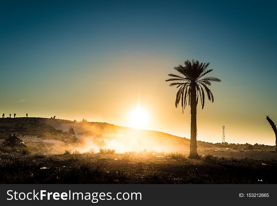 Desert activities in Tunisia