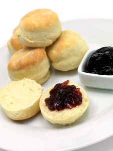 Baked Scones Royalty Free Stock Image Baked Scones Royalty Free Stock Image