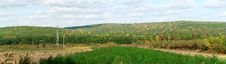 Country Side Panorama In Autumn Royalty Free Stock Images
