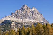 Dolomites Panorama - Tre Cime Di Lavaredo Royalty Free Stock Photos Dolomites Panorama - Tre Cime Di Lavaredo Royalty Free Stock Photos