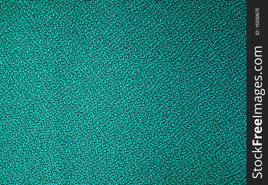 Green fabric texture sample background. Green fabric texture sample background