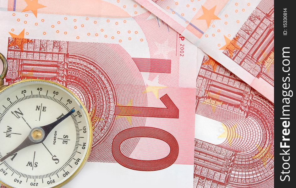 Euros and compass