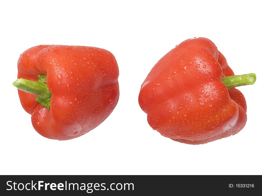 Freshness red pepper. Vegetarian food. Freshness red pepper. Vegetarian food