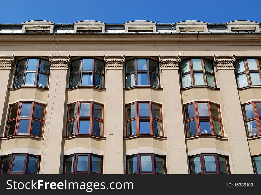 House on the old city in Cracow. Poland