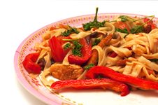 Chinese Noodles Royalty Free Stock Photo