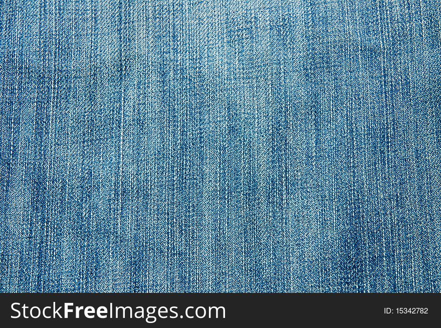 Highly detailed blue jean texture
